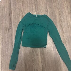 Joylab Green textured top